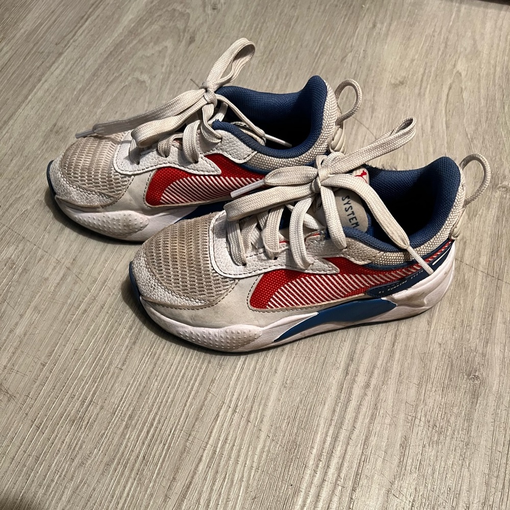 Red White and Blue Puma Sneakers